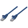 Network Cable, Cat6 compatible, CCA, U/UTP, PVC, 3 m, Blue