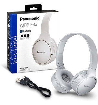 Slušalice PANASONIC RB-HF420BE-W bijele, naglavne, BT