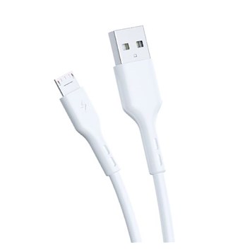 MS CABLE 3A fast charging USB-A 3.0-> microUSB, 1m, bijeli