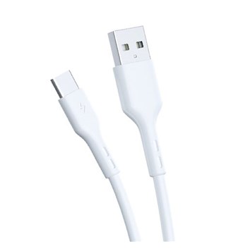 MS CABLE 3A fast charging USB-A 3.0-> USB-C, 1m,bijeli