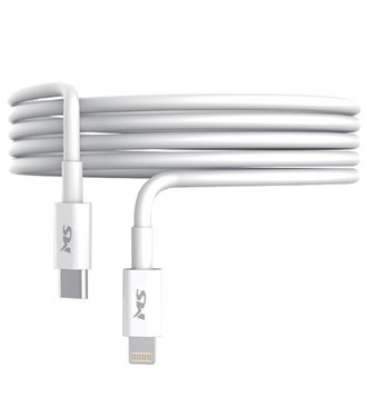 MS CABLE USB-C ->LIGHTNING, 2m, bijeli