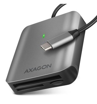 Čitač pametnih kartica AXAGON CRE-S3C SUPERSPEED USB-C UHS-II READER