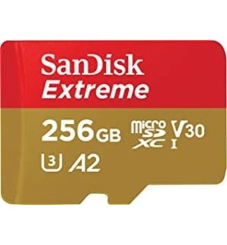 MEM SD MICRO 256GB Sandisk Extreme, A2, V30, U3