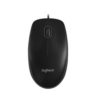 Miš žični Logitech B100 optical USB, crni