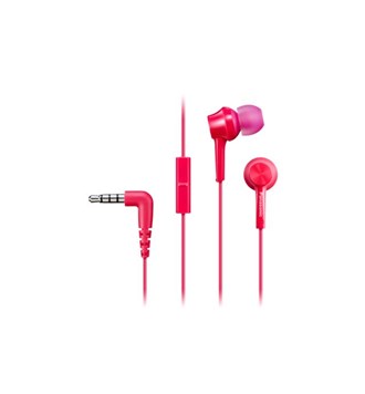 Slušalice PANASONIC RP-TCM115E-P roze, in ear, mikrofon