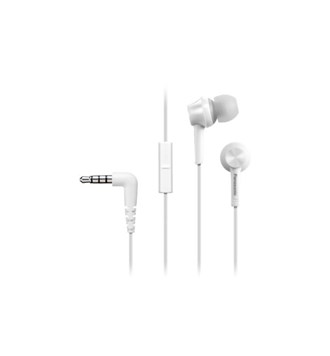 Slušalice PANASONIC RP-TCM115E-W bijele, in ear, mikrofon