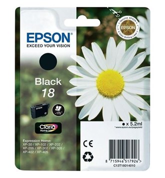 Tinta EPSON T1801 Black