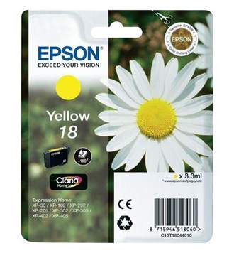 Tinta EPSON T1804 Yellow