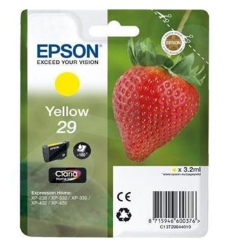 Tinta Epson T29844010 yellow no.29