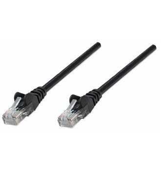 Network Cable, Cat6 compatible, CCA, U/UTP, PVC, 5 m, Black