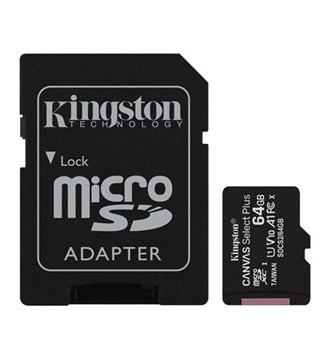 MEM SD MICRO 64GB Canvas Plus + ADP