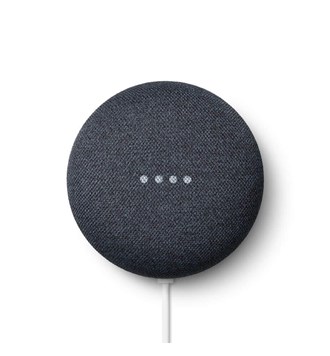 Bluetooth zvučnik GOOGLE Home Nest Mini (2nd Gen), WLAN, Bluetooth, prijenosni, crni