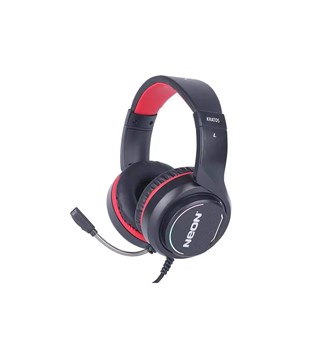 Slušalice + mikrofon NEON KRATOS, crno - crvene, 7,1, LED RGB, USB