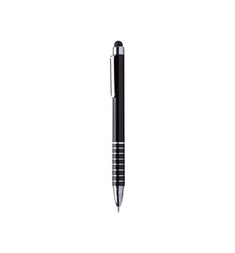 Olovka kemijska "Nilf" touch - crna- plastika (ABS) / aluminij - dimenzija fi 9×125 mm
