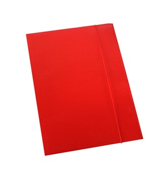 Fascikl s gumicom kartonski 25x34,2cm crveni