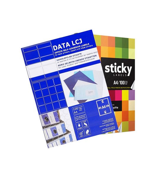 Etikete Laser Ink Jet Copy 105x57mm A4 1/100 ( 10 etiketa na arku A4 )