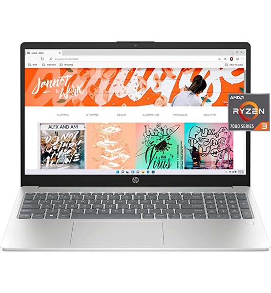 Laptop HP Laptop 15-fc0048ne / AMD Ryzen™ 7 / RAM 16 GB / SSD Pogon / 15,6” FHD
